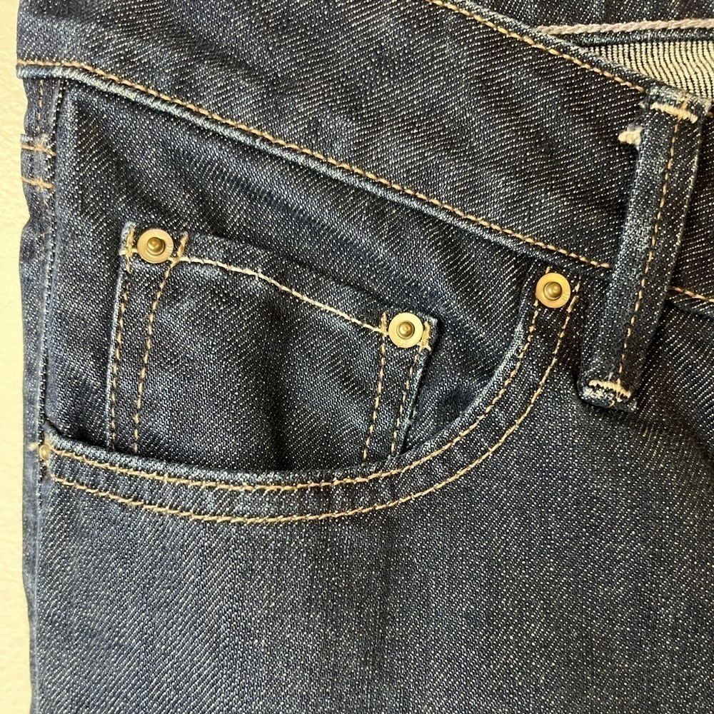 Y2K Banana Republic Urban Boot cut Womens Size 4 Blue Jean Low Rise Dark Wash - Picture 8 of 10